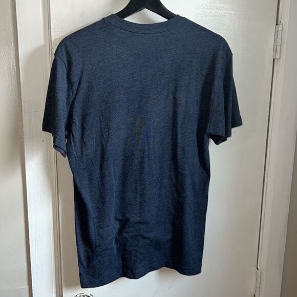 COLORADICAL Heathered Navy Sunshine Vibes Short Sleeve T-Shirt-M - Picture 5 of 8